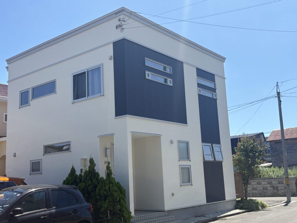 函館市 戸建 外壁塗装・屋根塗装｜ハイパービルロックセラ・ハイパーリアクターコート無機ルーフ